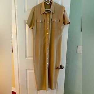 Classic linen dress